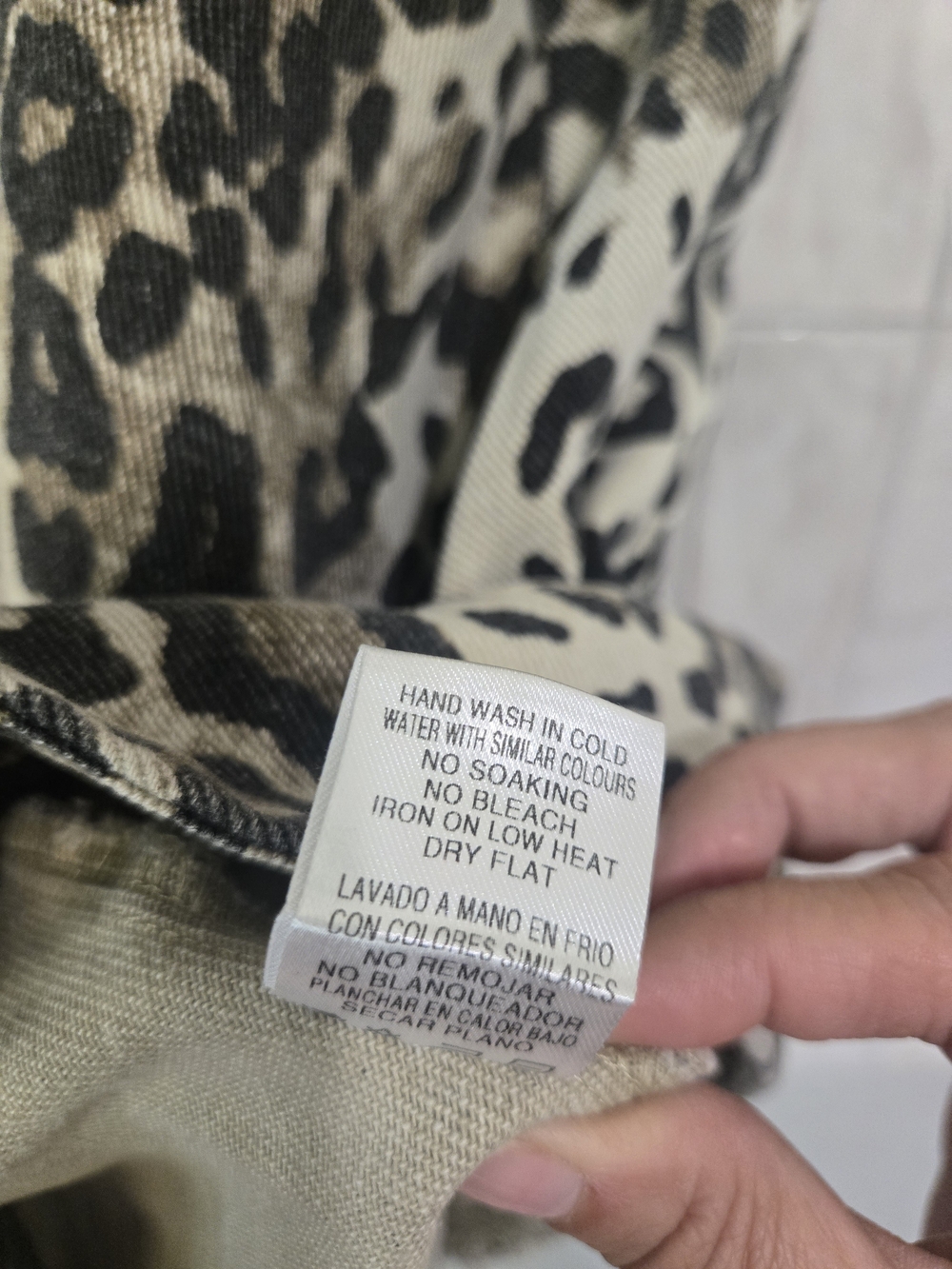 MABLE Cream and Black Leopard Print Mini Dress - Picture 7 of 11